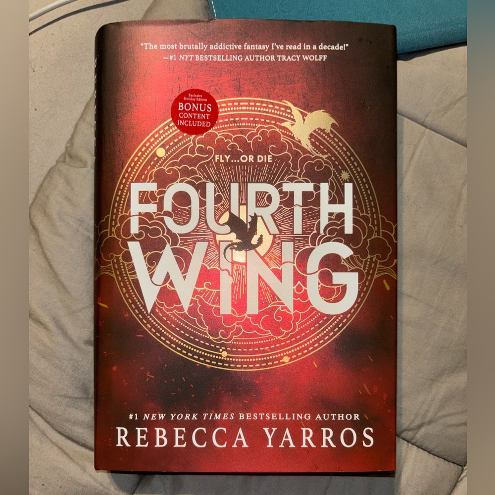 Fourth Wing by Rebecca Yarros Holiday Edition